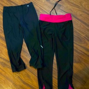 2 pair of workout capris.  Both size medium